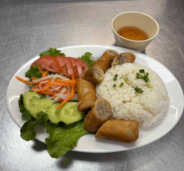 Egg Roll Plate.
