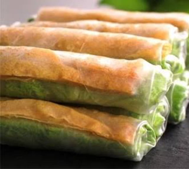 Tofu Spring Rolls.